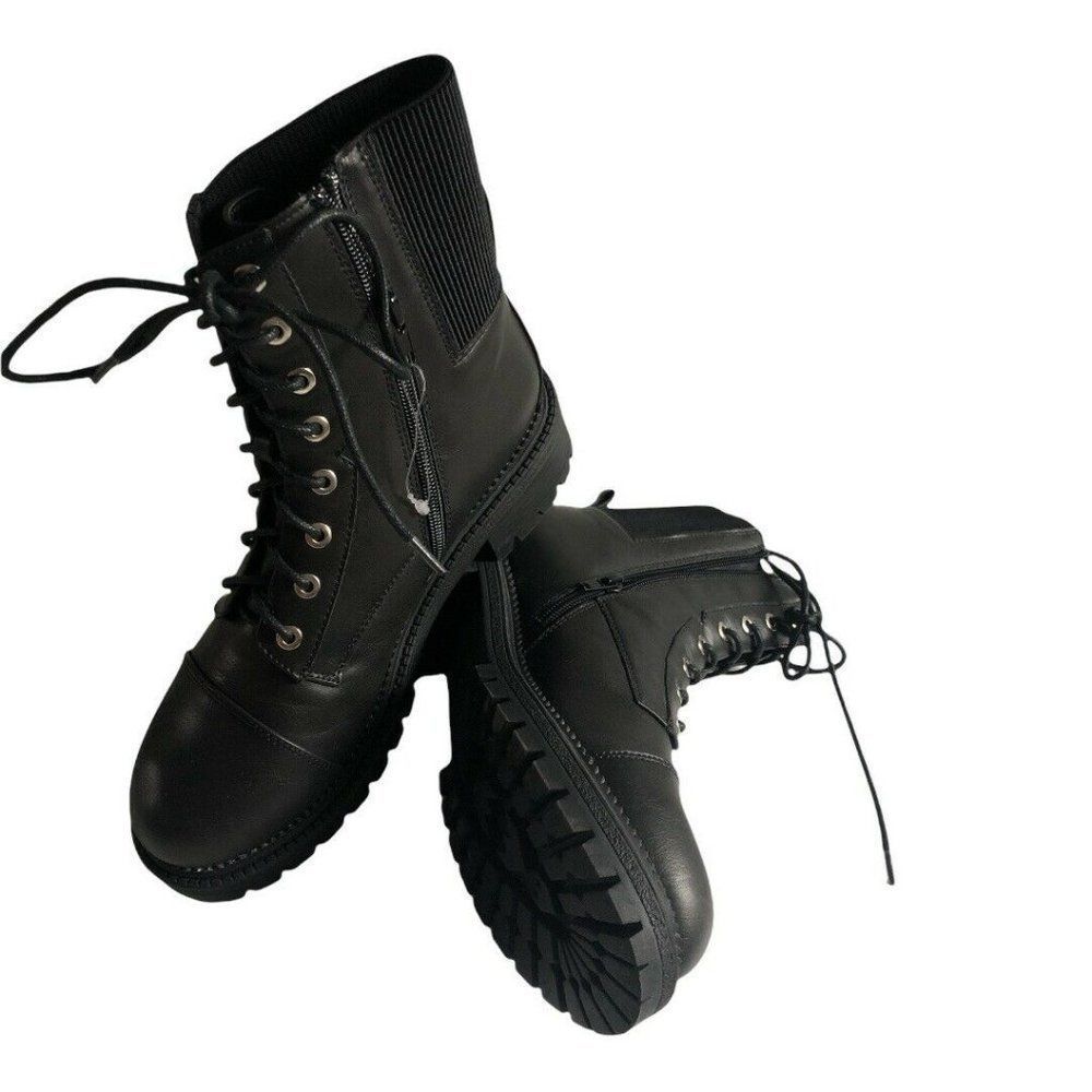 New Rock And Candy combat boots Mazi women's sz 7